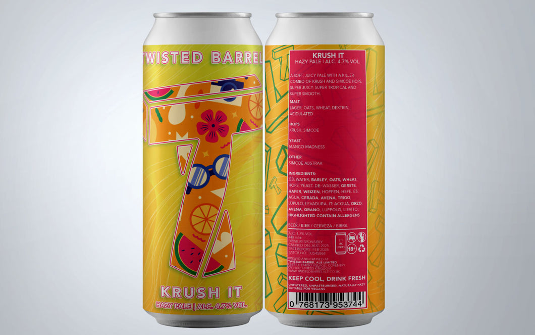 Krush It - 4.7% Hazy Pale