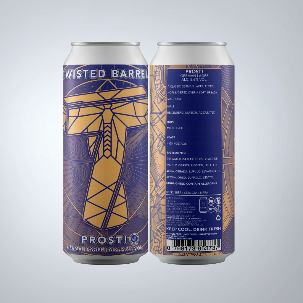 Prost! - 5.6% German Lager (GLUTEN FREE)