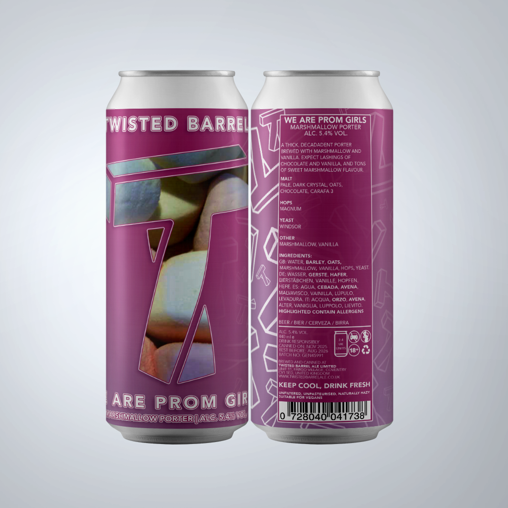 We Are Prom Girls - 5.4% Marshmallow Porter