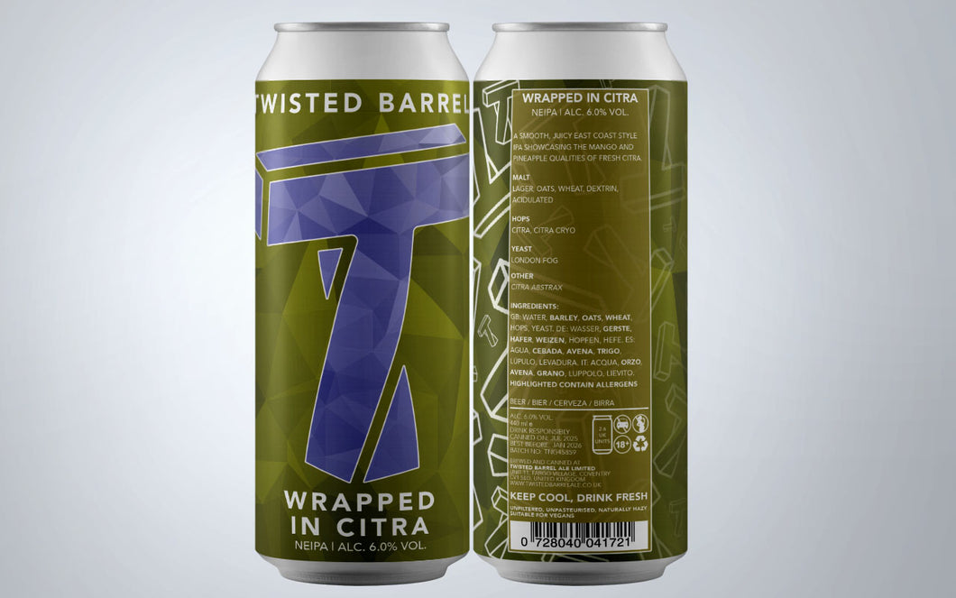 Wrapped In Citra - 6.0% IPA